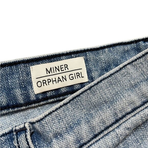 COPPER DENIM Miner Orphan Girl Jeans Distressed Size 27 - Picture 10 of 11
